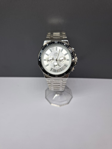 ساعت مردانه برند الگانس سه موتور فعال بند طرح ای پی