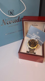 ساعت مردانه برند نوادا با جعبه و پاکت دفترچه نوادا