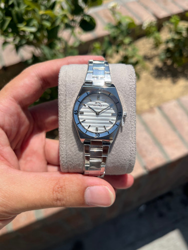 ساعت زنانه اسلازنجر استیل صفحه نقره ای slazenger