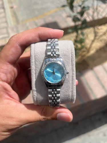 ساعت زنانه آریس گلد استیل صفحه تیفانی