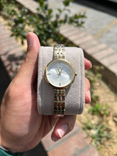 ساعت زنانه آریس گلد زنانه صفحه سفید