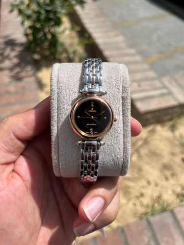 ساعت زنانه نوادا اصلی دورنگ رزگلد