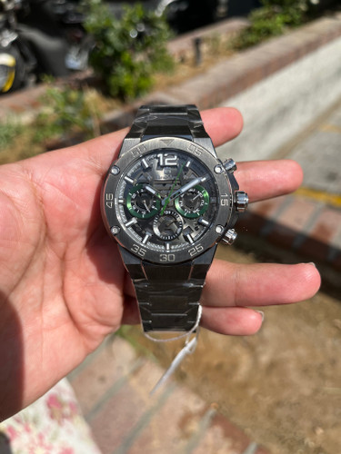 ساعت مردانه بستدون سه موتوره صفحه سبز