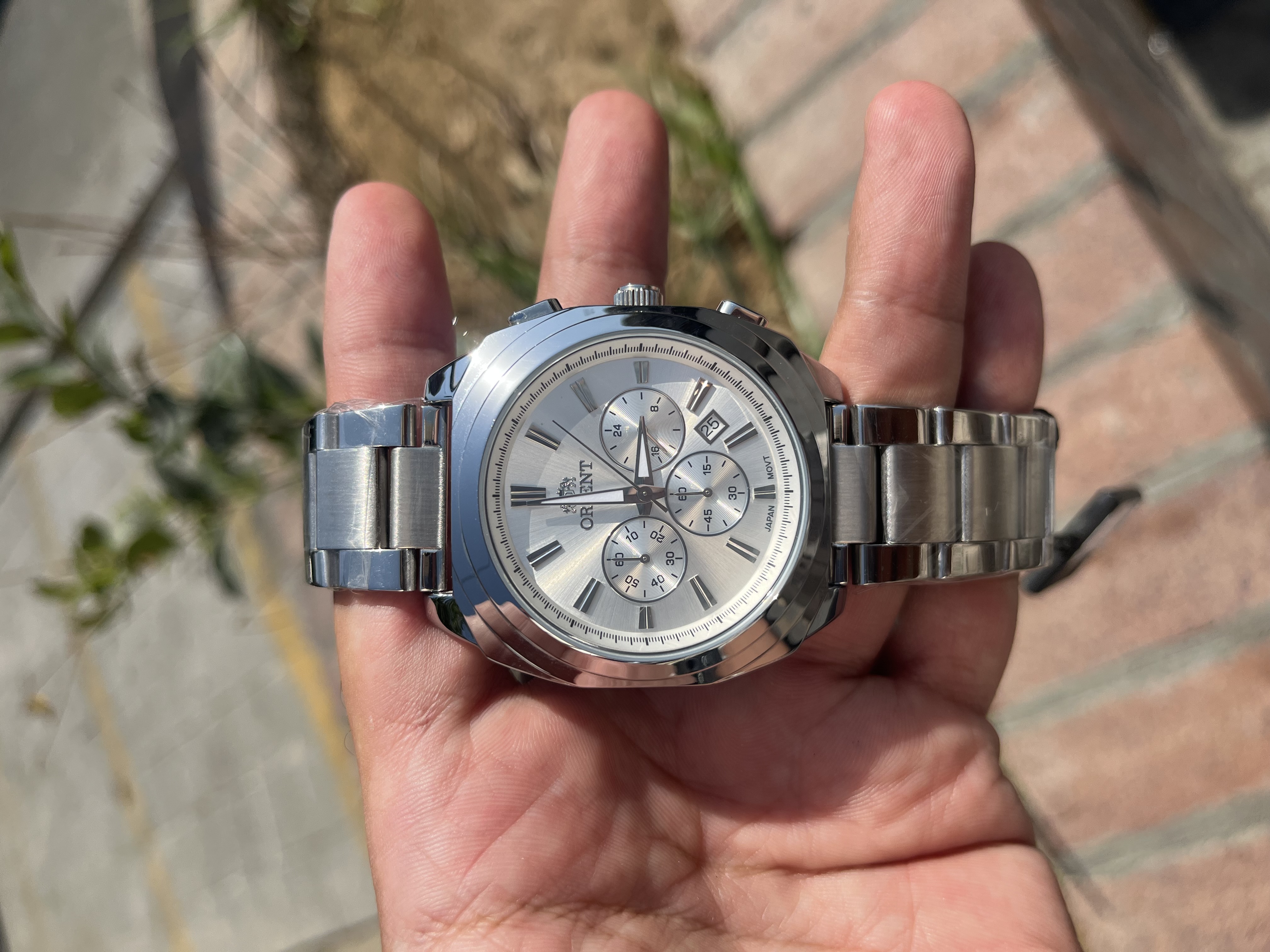 ساعت اورینت مردانه سفید